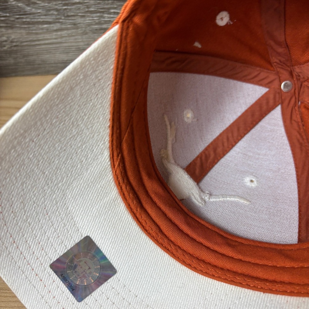 Texas Longhorns Hat Cap Strap‎ Back Orange Football College Adjustable - Picture 6 of 8